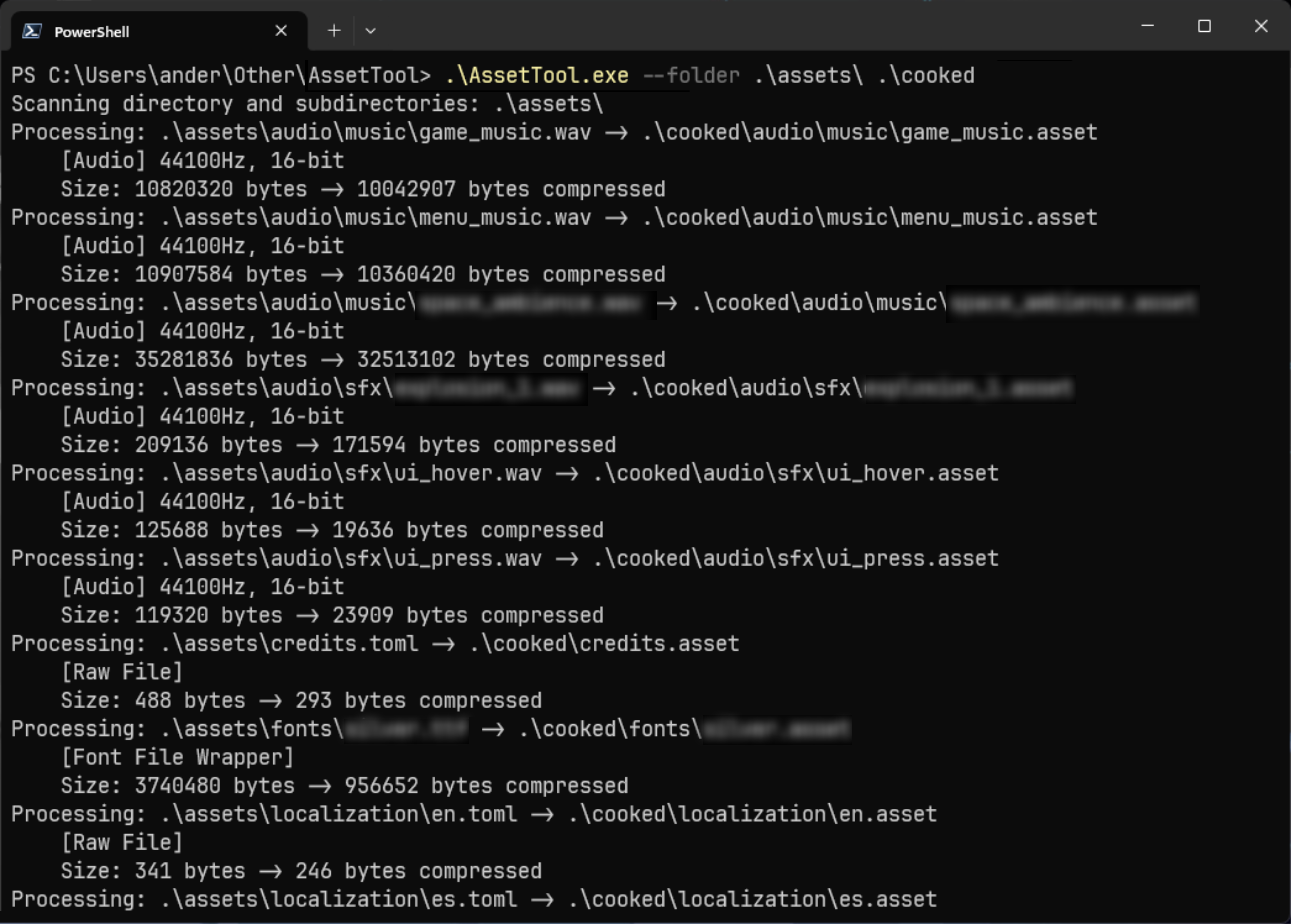 AssetPacker preview